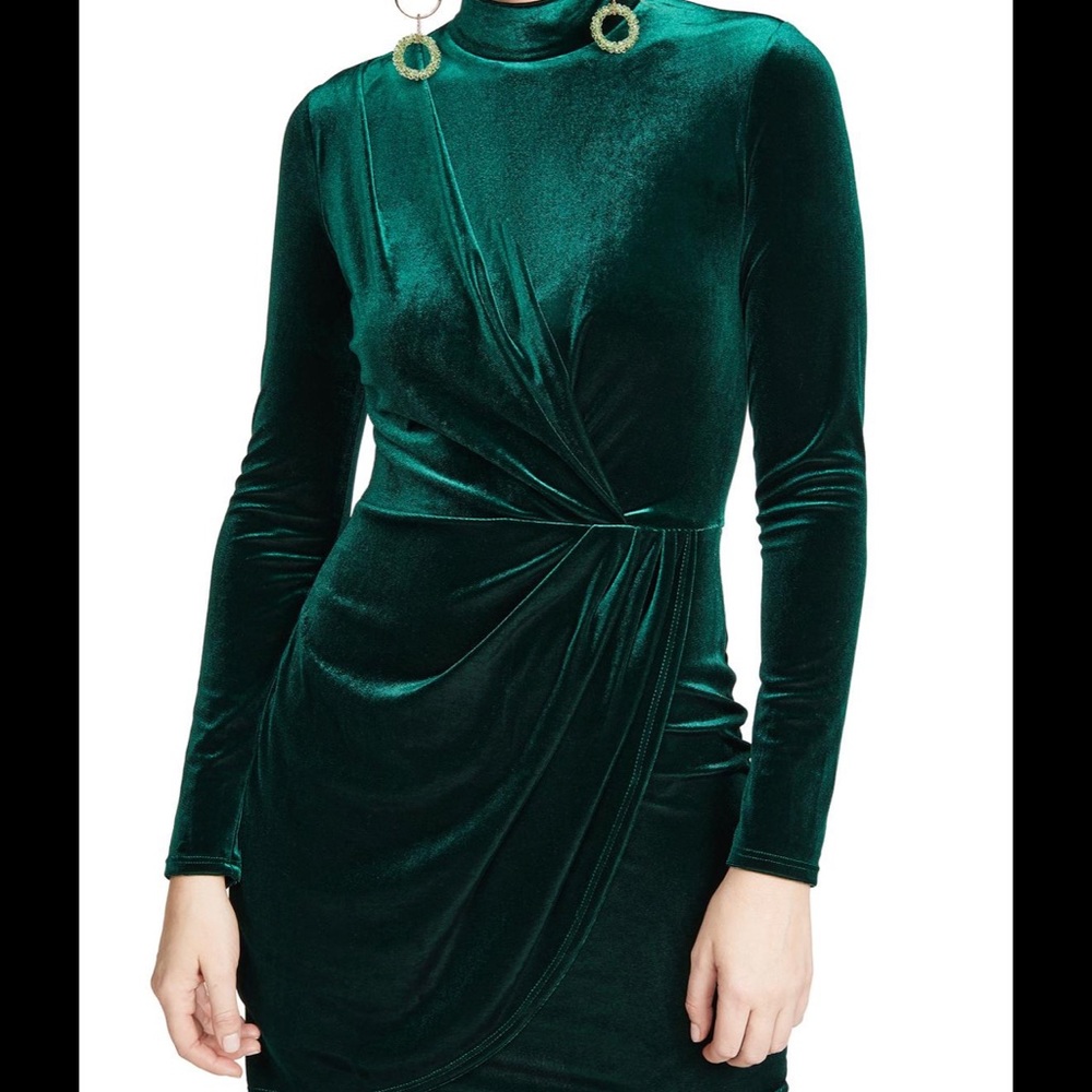 Black Halo Velvet Dress